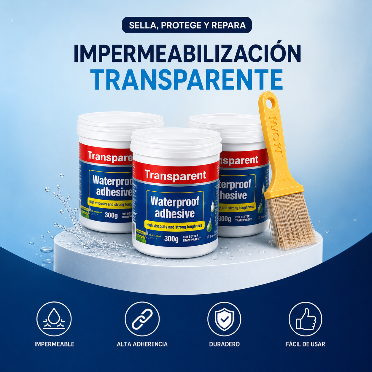 LeakStop™ 3x1 - Sellador Impermeabilizante Tapa Goteras