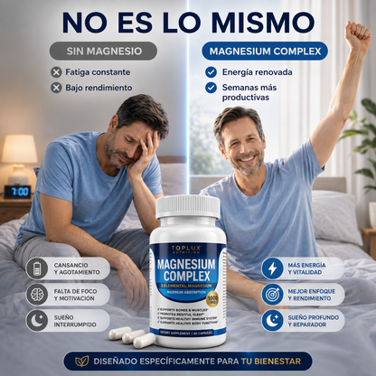 Magnesium Complex 8 en 1™ | Magnesio Premium 2X
