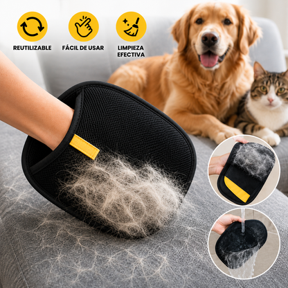 Guante Removedor de Pelo Premium 3x1