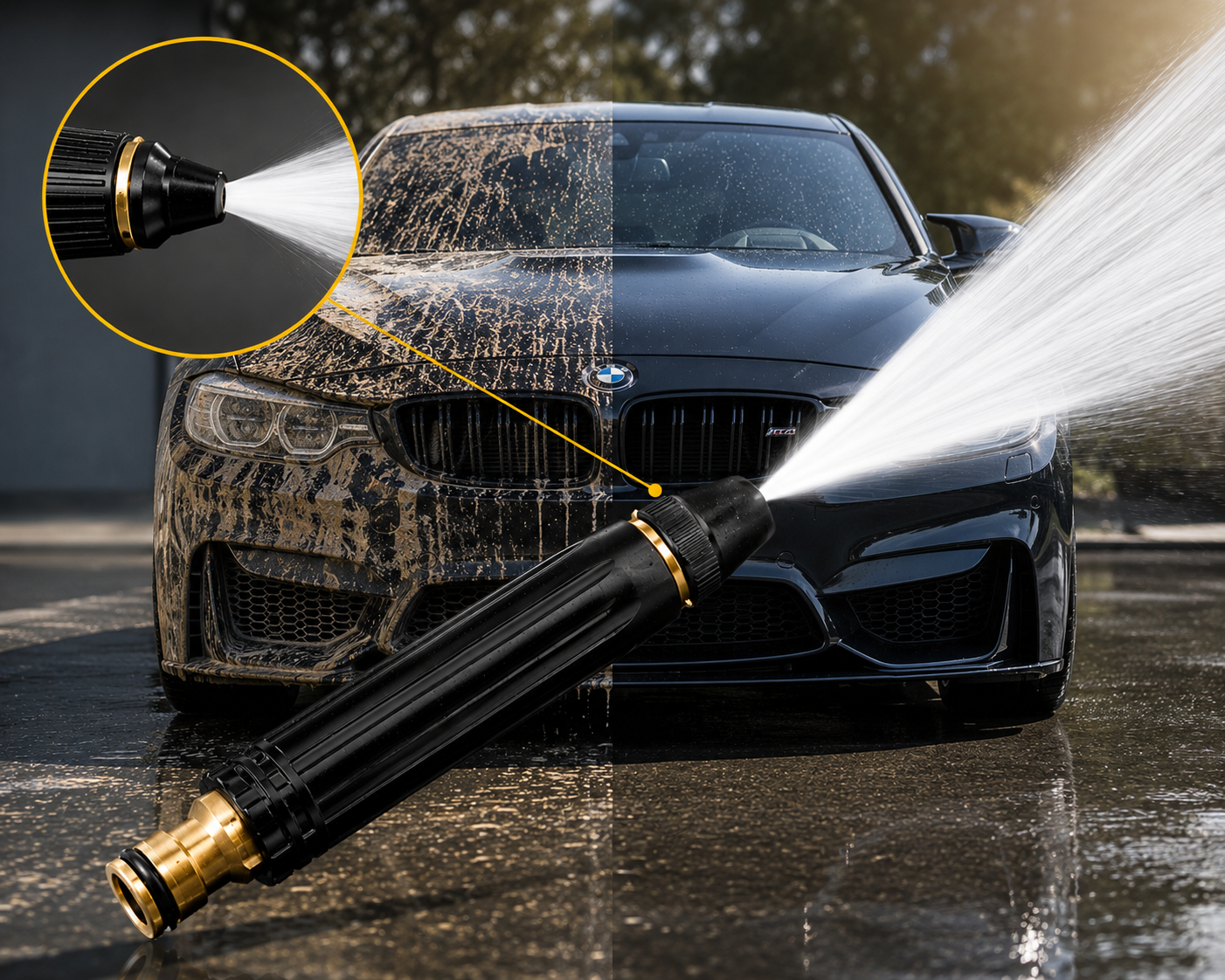 Hidrolavadora Portátil HydroMax™ | Triple Chorro de Alta Presión