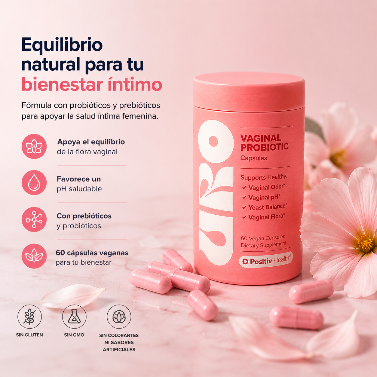 URO™ | Probiótico para la Salud Íntima Femenina