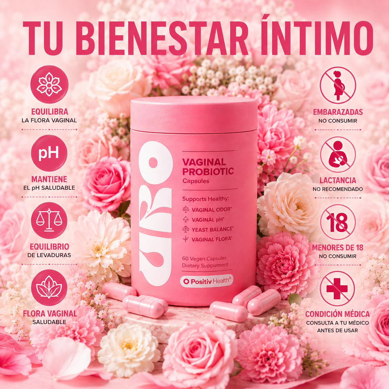 URO™ | Probiótico para la Salud Íntima Femenina